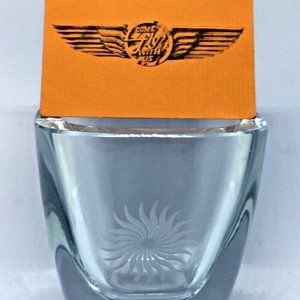 VTG! Beautiful Swedish Art Glass Small Crystal Vase Signed "Stromberg"~ 3" tall